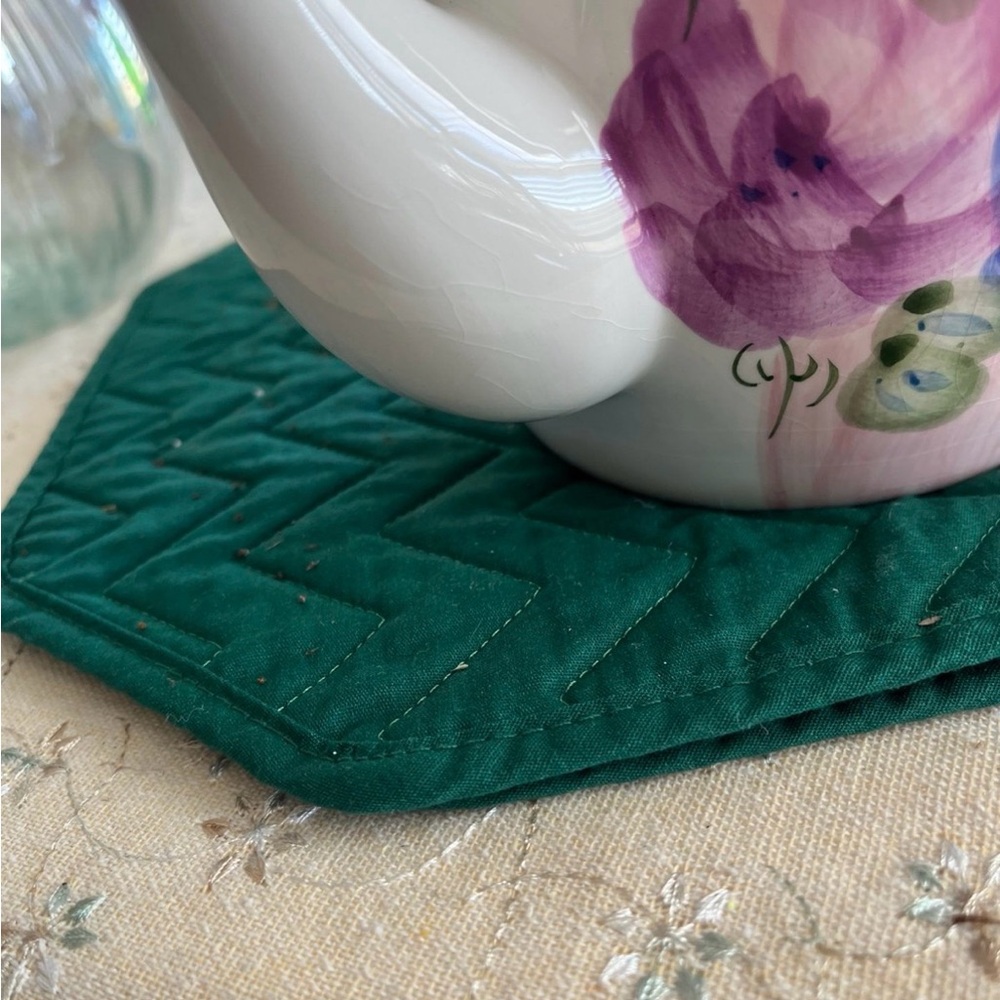 Floral Ceramic Teapot - Picture 4 of 5